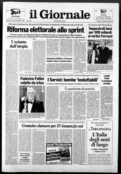 Il giornale : quotidiano del mattino